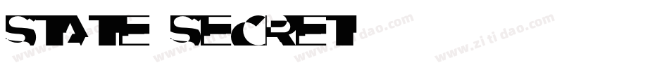 State Secret字体转换